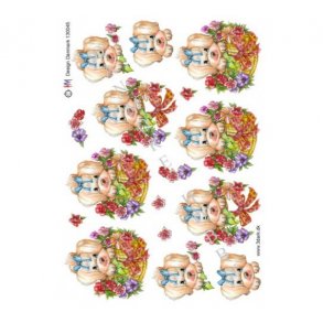 3D ark lille hund med sljfe M38