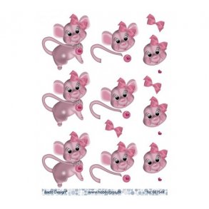 3D ark Lyserd gris med sljfe M33