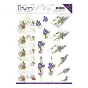 3D ark Marieke 10668 blomster M40