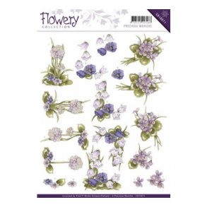 3D ark Marieke 10671 blomster M40