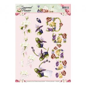 3D ark Marieke 10801 Blomster M44