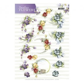 3D ark Marieke 11083 Blomster M46