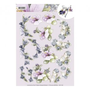 3D ark Marieke 11125 Blomster M18