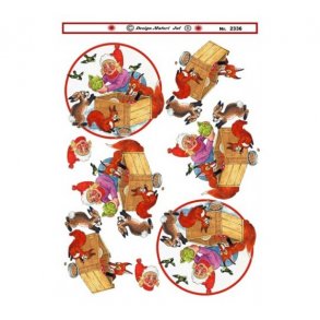 3D ark Nissebrn fodre skovens dyr M41