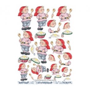 3D ark nissedreng med grd M33