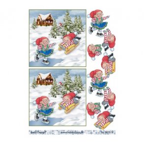 3D ark Nissedreng og nissepige M42