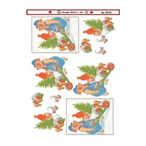 3D ark nissefar i trillebr M36