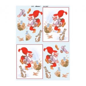 3D ark Nisse hugger brnde M46