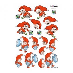 3D ark Nisse med pensel & termokande M10