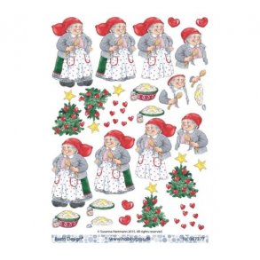 3D ark nissemor med grd M33