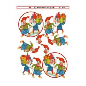 3D ark Nissepar med gaver M41