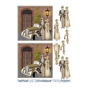 3D ark Par ved bil under lys M15A