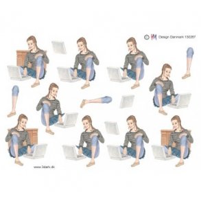 3D ark Pige med PC M43