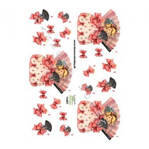 3D ark Pige med vifte M43