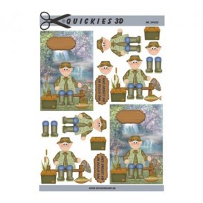 3D ark Q fisker p� b�nk M36