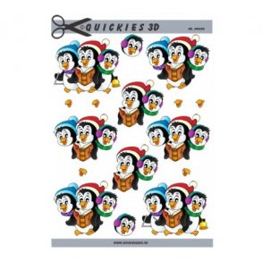 3D ark Q julepingviner M16