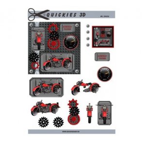 3D ark Q motorcykelmotiver M38