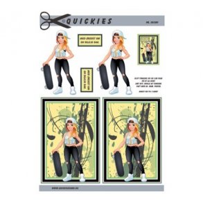 3D ark Q Skaterpige M35