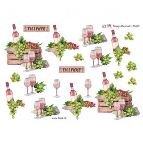 3D ark Rosevin, glas & vindruer M44