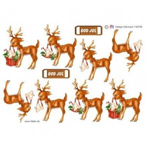 3D ark Rudolf med mus i kurv M41