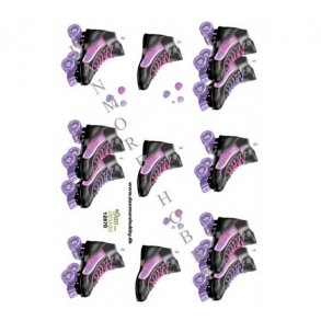 3D ark rullesk�jter pink/lilla M19