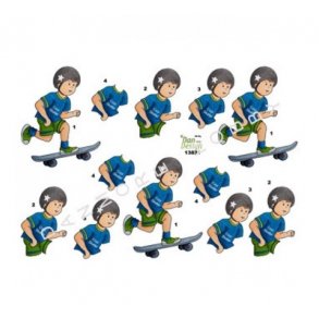 3D ark Skaterdreng M30