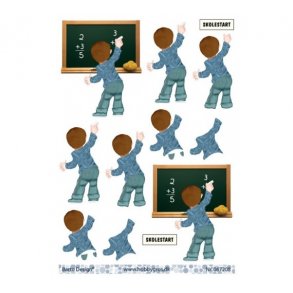 3D ark skolestart dreng M8