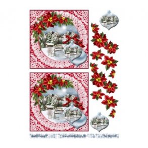 3D ark snelandskab & julestjerner M29