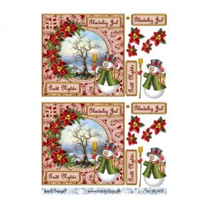 3D ark snemand & julestjerne M37