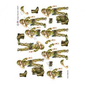 3D ark soldat - pige M38