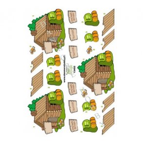 3D ark Spejderhytte M44