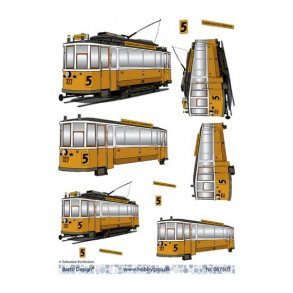 3D ark Sporvogn gul M15A