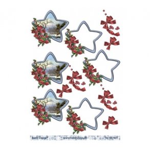 3D ark stjerne & vinterlandskab M37