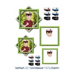 3D ark student dreng flere farver M39