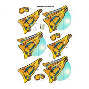 3D ark Sv�mmeudstyr M44