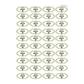 3D ark tekst i ramme bryllup M31