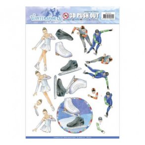 3D ark Udstanset 10231 Vintersport