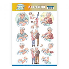 3D ark Udstanset 10399 Bedstefor�ldre