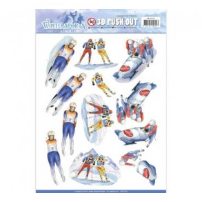 3D ark udstanset SB10229 Vintersport