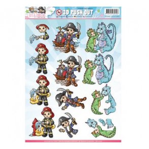 3D ark Udstanset Yvonne 10143, udkl�dning