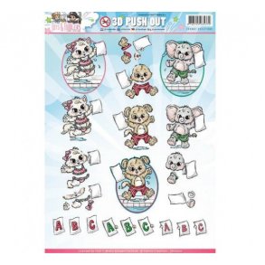 3D ark Udstanset Yvonne 10146 Skole