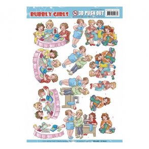 3D ark Udstanset Yvonne 10286 Sk�nne damer