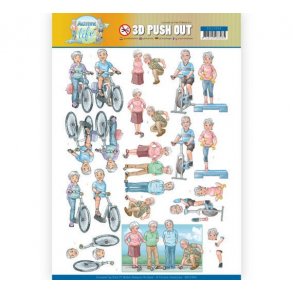 3D ark Udstanset Yvonne 10398 Motion