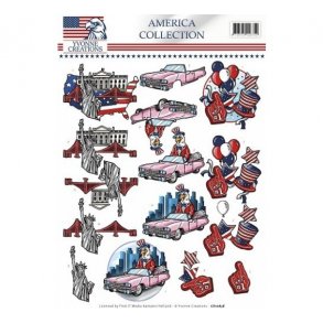 3D ark Yvonne 10658 amerikanske statuer M11