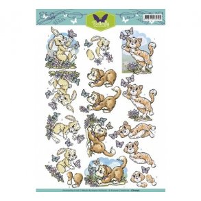 3D ark Yvonne design 10739 dyr M41