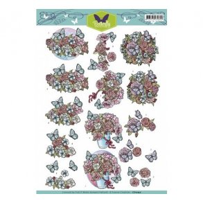 3D ark Yvonne Design 10740 blomster M41