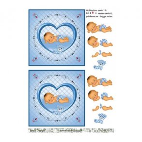 3D Dots baby dreng M22