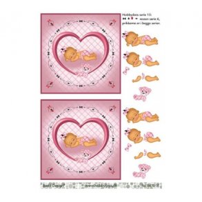 3D Dots baby pige M22