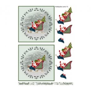 3D Dots julemand i kane M22