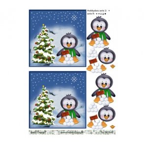 3D Dots Julepingvin M22